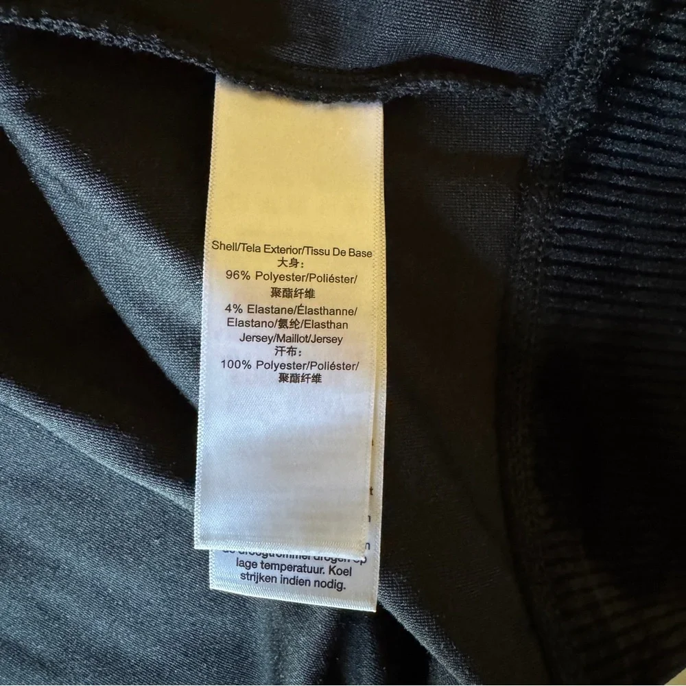 DKNY Sport Black Velvet Hoodie M EUC - Picture 7 of 8